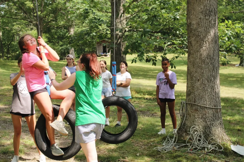 Tire swinging